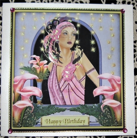Stunning Flapper Lady No 9 Mini Kit by Wendy De Winter