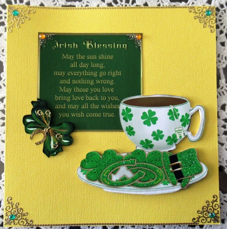 8x8 Irish Blessing 1 Mini Kit by Wendy De Winter