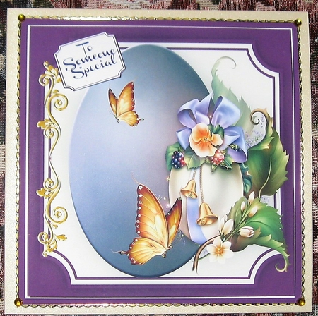 Beautiful Easter Egg and Butterfly's  by Wendy De Winter