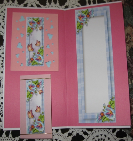 Floral & Flutters Large Dl - Morning Glory Insert by Wendy De Winter
