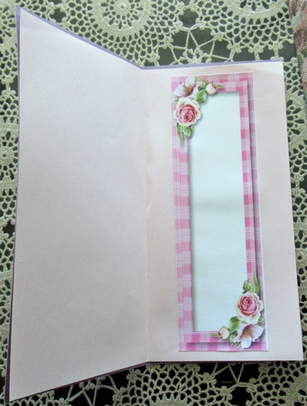 Floral & Flutters Large Dl - Roses & Lilies Insert by Wendy De Winter
