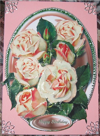 Lovely Pink Tinged Rose Topper  by Wendy De Winter