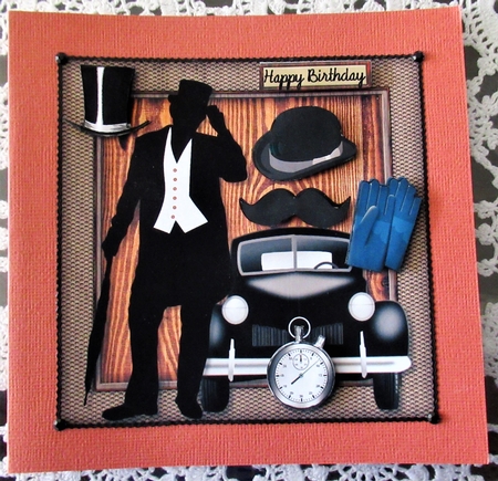 Male Card Gentleman by Wendy De Winter