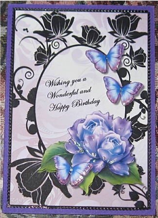 Special Bleu Roses by Wendy De Winter