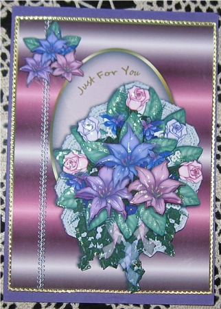 Lilies and Roses Just for You by Wendy De Winter