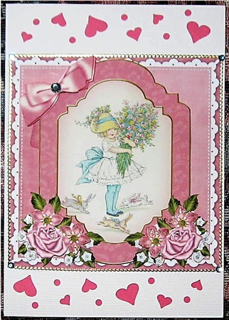 Flower Girl Wedding Day 6in Floral Step by Step by Wendy De Winter