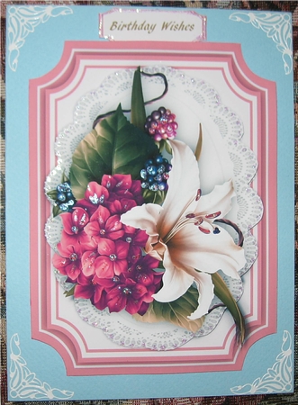 Beautiful Lillies and Berrys 2 by Wendy De Winter