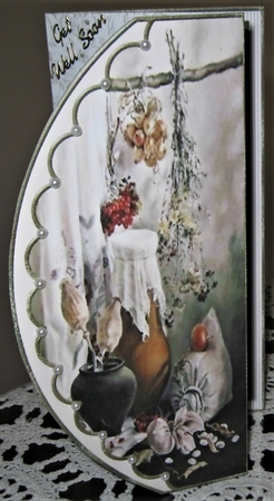 Still Life Tri-Fold Quick Card by Wendy De Winter