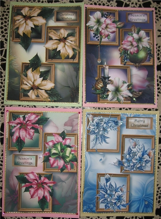 Frame Trio Christmas Bumper Kit 1 (Floral & Cupcakes) by Wendy De Winter