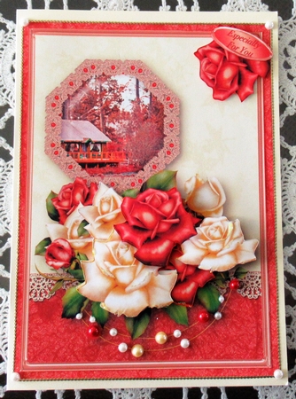 Autumn Woods - A4 Decoupage Card Mini Kit by Wendy De Winter