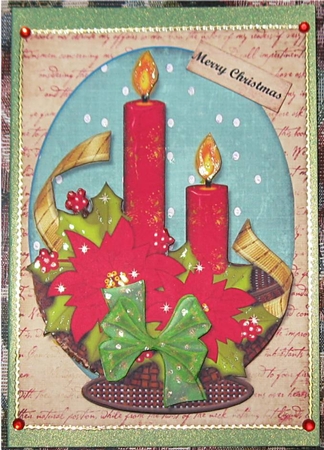 Country Christmas Candles by Wendy De Winter