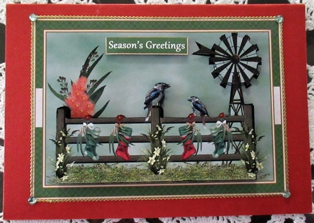 Kookaburra Christmas by Wendy De Winter