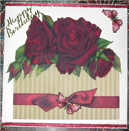 Beautiful Deep Red Roses Over The Edge by Wendy De Winter