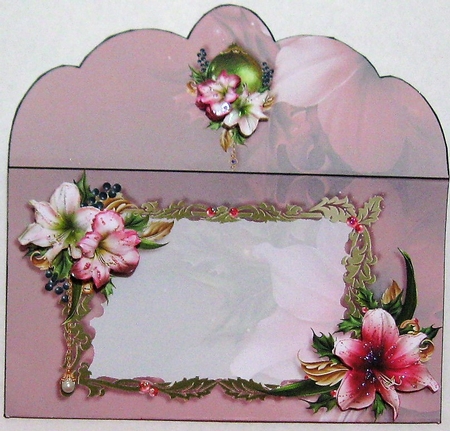 Amaryllis Christmas or Birthday Money Wallet by Wendy De Winter