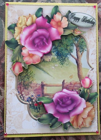 Roses in the Mmeadow  by Wendy De Winter
