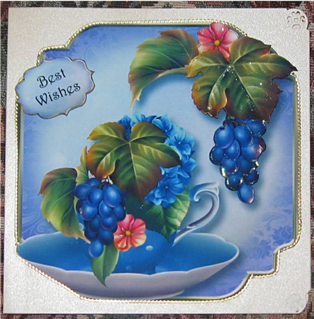 Teacup & Saucer Les Jardin - Vines by Wendy De Winter