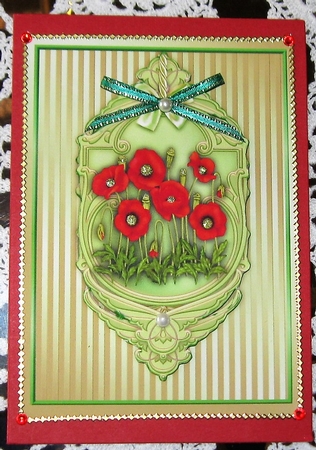 Classic Panel & Poppies by Wendy De Winter
