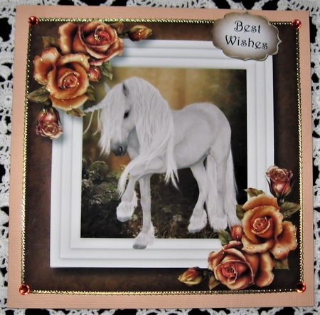 The Autumn Unicorn 8x8 by Wendy De Winter