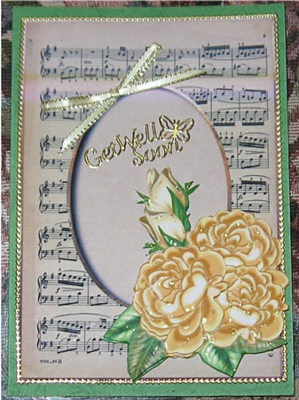 Yellow Vintage roses Step By Step by Wendy De Winter