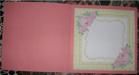 Vintage Kitties with Pink Vintage Roses and Pillow yellow insert by Wendy De Winter
