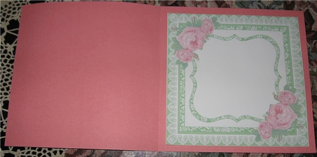 Vintage Kitties with Pink Vintage Roses and Pillow Green Insert by Wendy De Winter