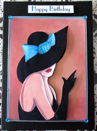 Blue Bow by Wendy De Winter