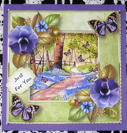 Butterfly Bluebell Woods by Wendy De Winter