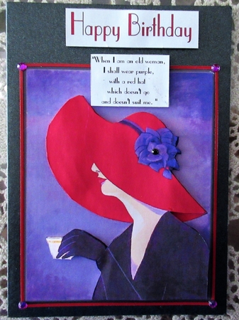 Red Hat Lady by Wendy De Winter