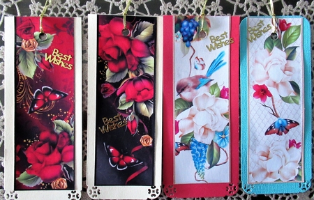 Floral Bookmarks 5 by Wendy De Winter