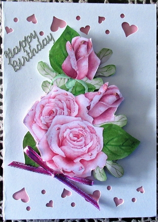 Step By Step Pastel Roses  by Wendy De Winter