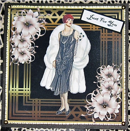 art deco quick card by Wendy De Winter