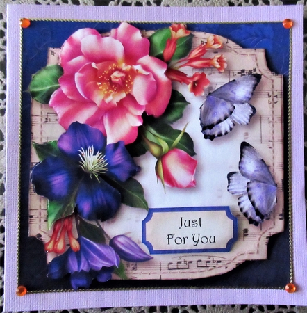 Sheet Music Plaque - Summer Blooms by Wendy De Winter