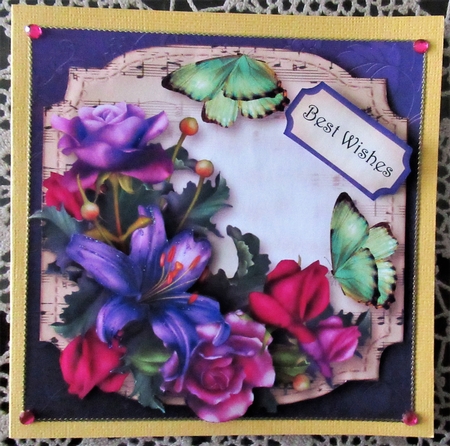 Sheet Music Plaque - Soft Gothic by Wendy De Winter