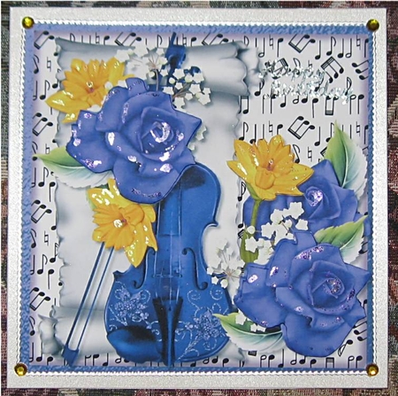 Vintage Scroll & Music 2 by Wendy De Winter