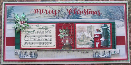 Boxer Train Carriage Christmas by Wendy De Winter