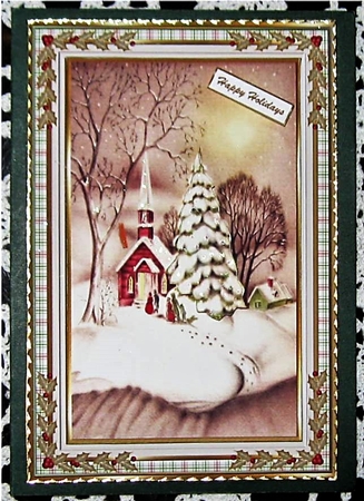 Christmas Mass Vintage Topper by Wendy De Winter
