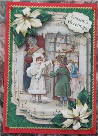 Sheet Music Christmas  - The Toyshop A5 by Wendy De Winter
