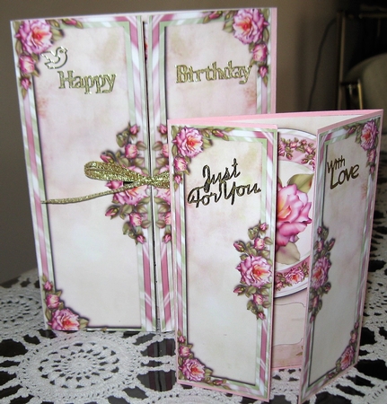 Summer Rose - Gatefold Card Sheet 1 by Wendy De Winter