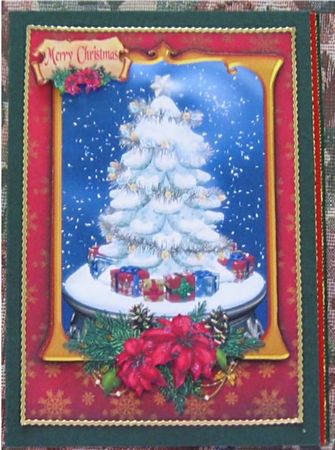 Christmas tree On stand by Wendy De Winter