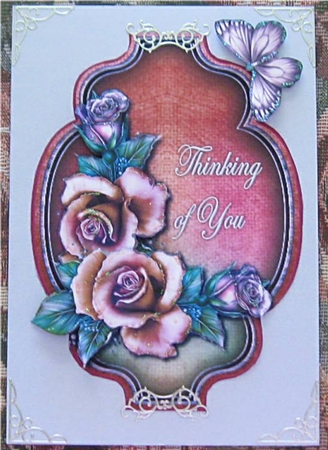 Beautiful Roses topper by Wendy De Winter
