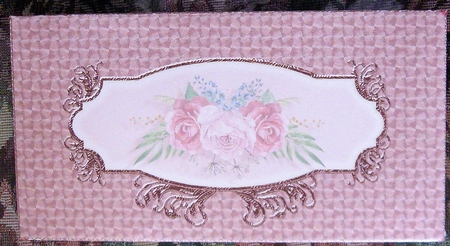 Rose Gold Floral Voucher 4 by Wendy De Winter