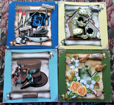 Bumperkit 16 Scroll Card Topper  Various by Wendy De Winter