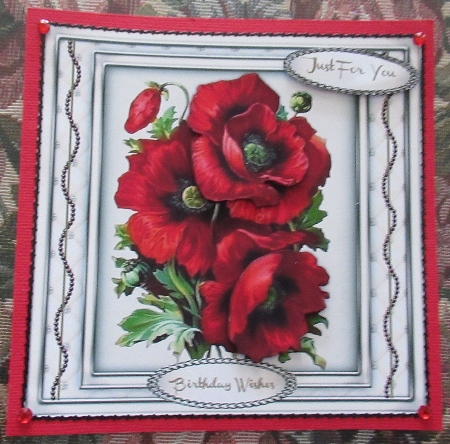 Stunning Red Poppies in a Sepia Frame  by Wendy De Winter