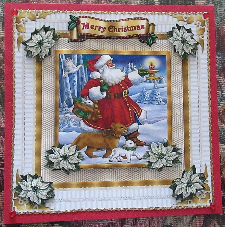 Santa with friends by Wendy De Winter