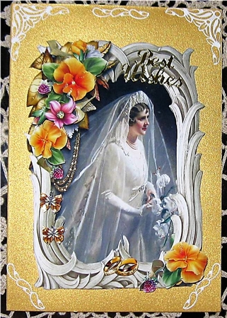 Baroque Frame Wedding P by Wendy De Winter