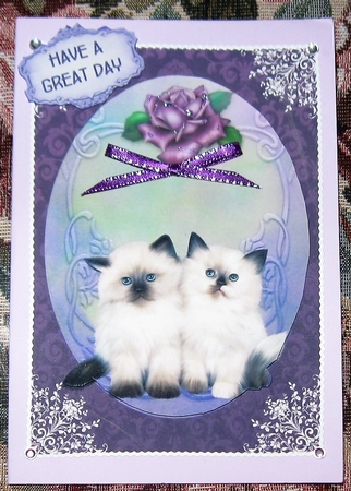 Kittens and Roses Sugar and Spice by Wendy De Winter