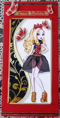 DL. Pretty Teens Card Front 8 by Wendy De Winter
