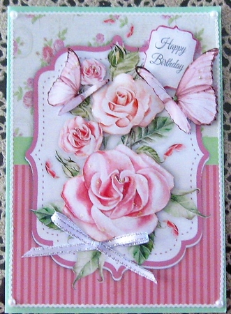 Beautiful Pink & Peach Roses  by Wendy De Winter