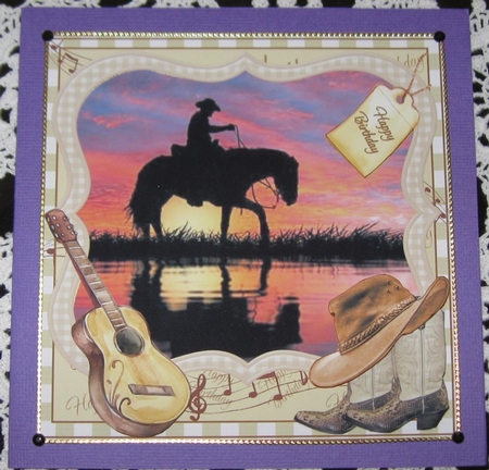SUNSET COWBOY by Wendy De Winter