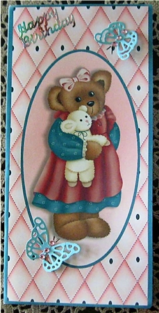 Cuddly Bear - Money/Gift/Voucher Envelope/Wallet/Pocket by Wendy De Winter